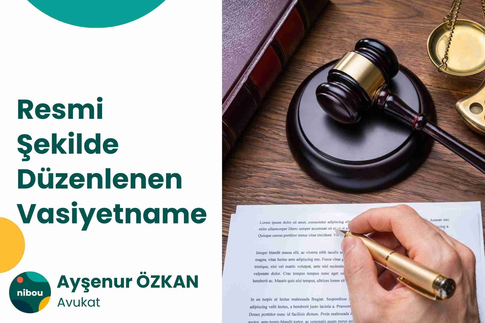 Resmi Şekilde Düzenlenen Vasiyetname